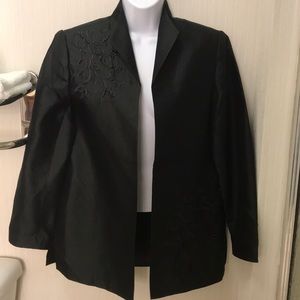 NWT Victor Costa Occasions Embroidered Silk Jacket